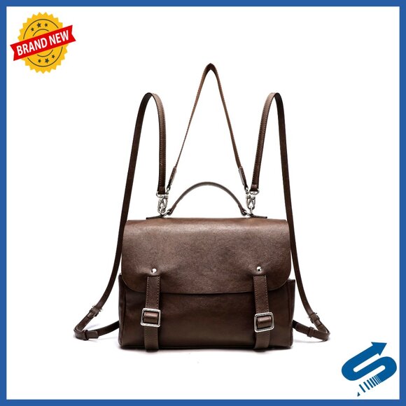 PU Leather Backpack Purse Anti-Theft Convertible Strap Travel Work Casual main image 5